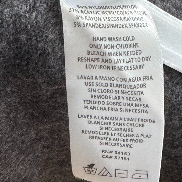 Calvin Klein Jeans Women's Long Open-Front Cardigan Sweater, Dark Grey, M, NWOT - Picture 7 of 7